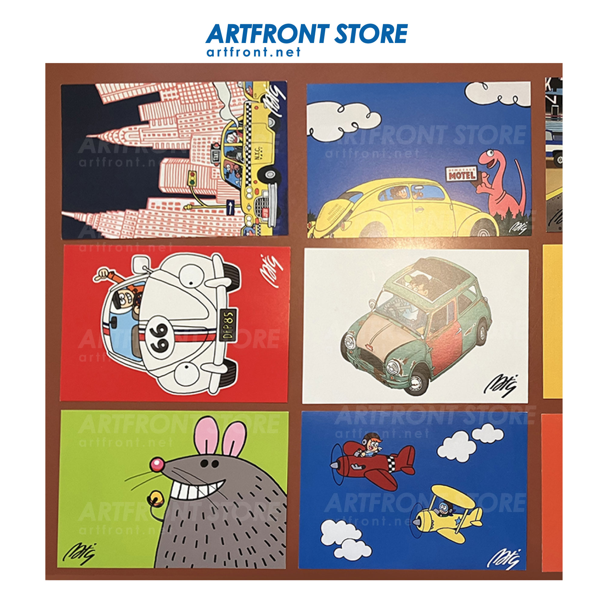 ポストカードBセット（11枚入り） – まつやまたかし ARTFRONT アート 